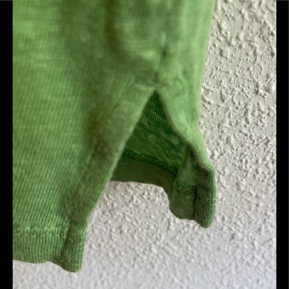 J.Jill green linen shirt - Picture 3 of 6